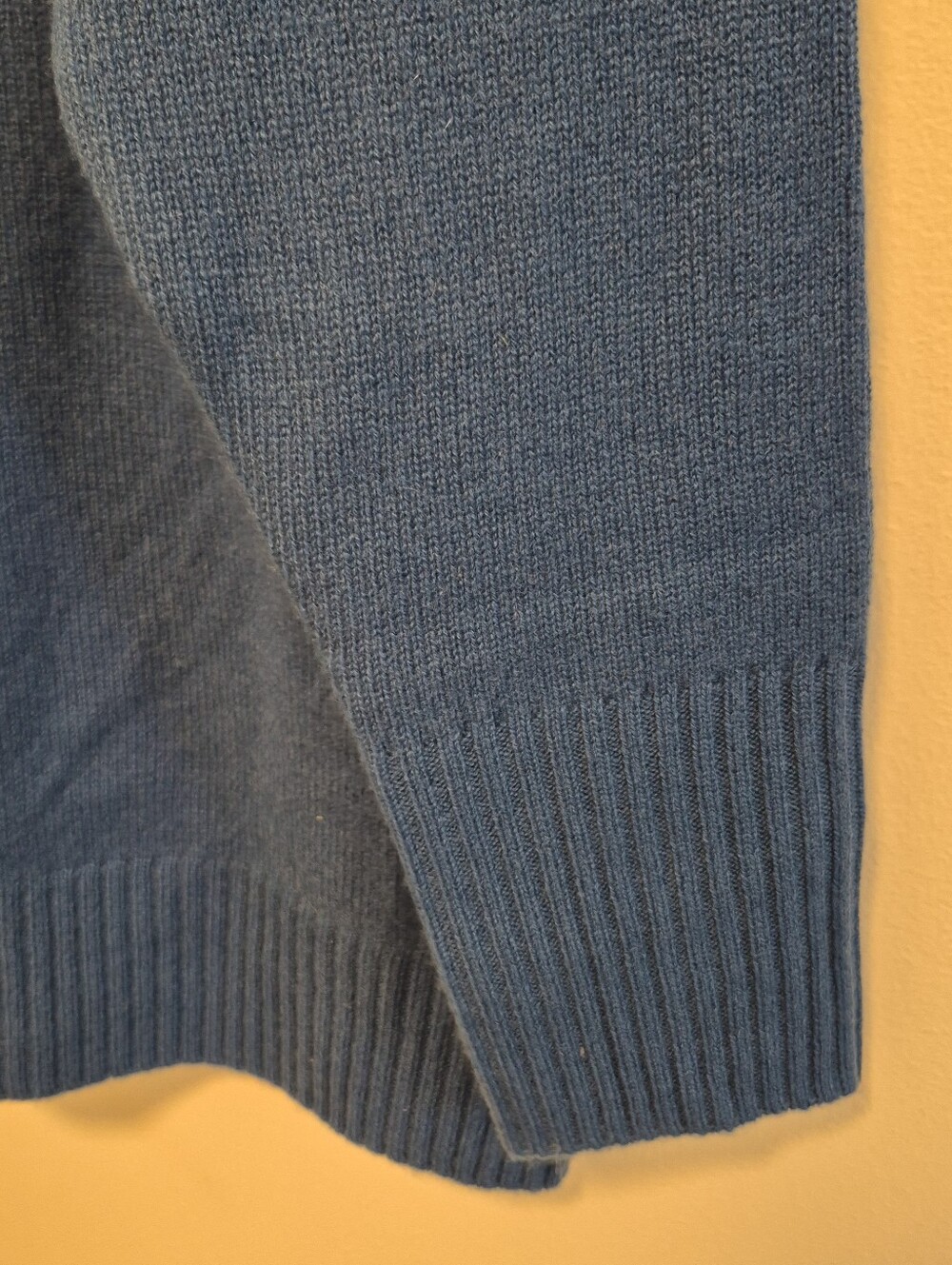 NAADAM Luxe 100% Cashmere Oversized Crewneck Sweater Teal Blue $298 Size S - Picture 5 of 10